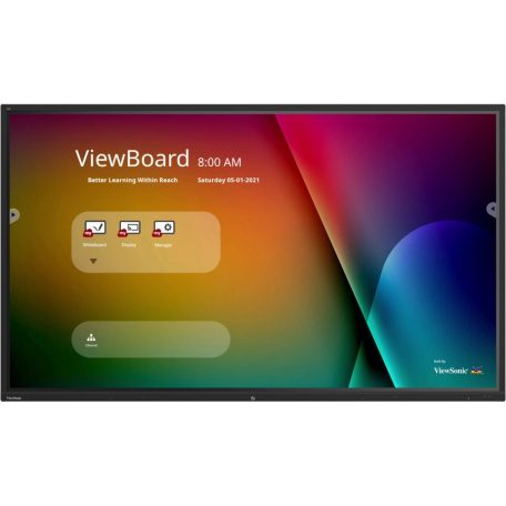 Interaktív kijelző, ViewSonic IFP7550-3, 4K (3840 x 2160) felbontás, 98" / 248 cm képátló