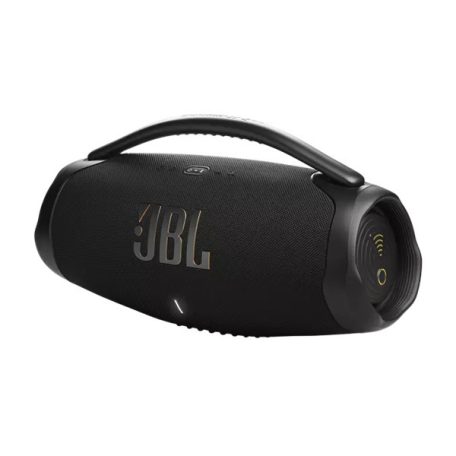 Hordozható hangszóró, JBL Boombox3,  WiFi&Bluetooth hangszóró, fekete