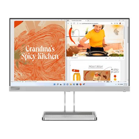 Asztali monitor, Lenovo 21,5" L22i-40 monitor - IPS WLED - Bontott, dobozsérült termék