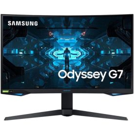   Asztali monitor, Samsung 27 LC27G75TQSPXEN WQHD VA 16:9 1ms Odyssey ívelt gamer monitor"