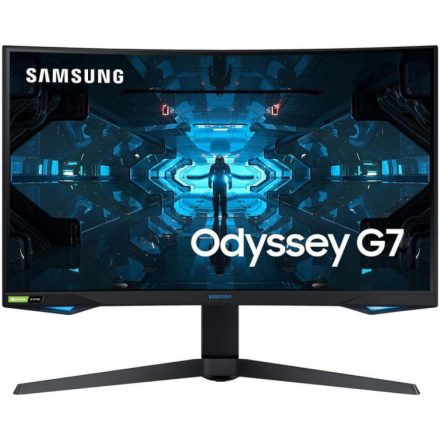 Asztali monitor, Samsung 27 LC27G75TQSPXEN WQHD VA 16:9 1ms Odyssey ívelt gamer monitor"