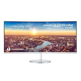   Asztali monitor, Samsung 34 LC34J791WTPXEN UWQHD VA 21:9 4ms ívelt ultrawide monitor"
