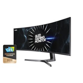   Asztali monitor, Samsung 49 LC49RG90SSRXEN QLED gamer monitor"