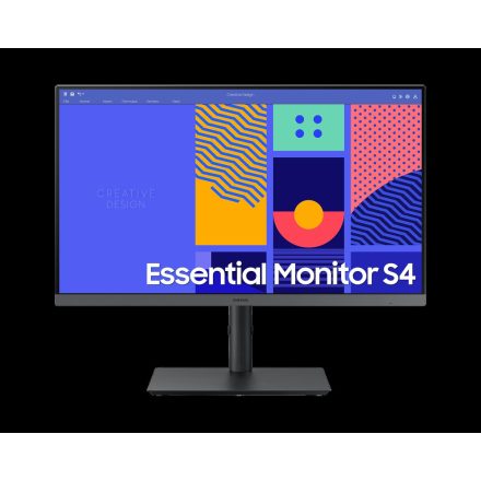 Asztali monitor, Samsung 24 LS24C432GAUXEN FHD 2K IPS 16:9 4ms monitor&quot