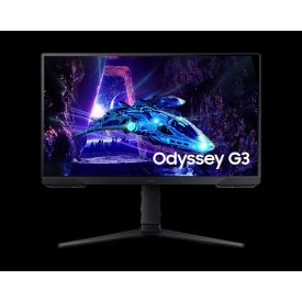  Asztali monitor, Samsung 24 LS24DG300EUXEN FHD VA 16:9 1MPRT monitor