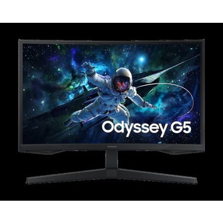 Asztali monitor, Samsung 32 LS32CG552EUXEN WQHD VA 16:9 1ms ívelt gamer monitor