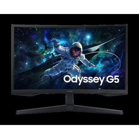 Asztali monitor, Samsung 32 LS32CG552EUXEN WQHD VA 16:9 1ms ívelt gamer monitor"