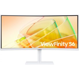   Asztali monitor, Samsung 34 LS34C650TAUXEN ViewFinity S6 S65TC UWQHD VA 21:9 5ms monitor