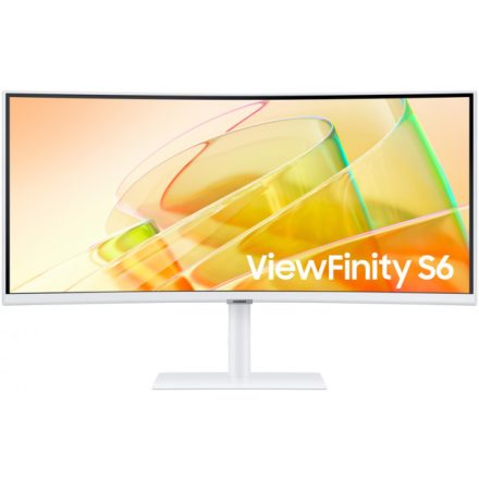 Asztali monitor, Samsung 34 LS34C650TAUXEN ViewFinity S6 S65TC UWQHD VA 21:9 5ms monitor