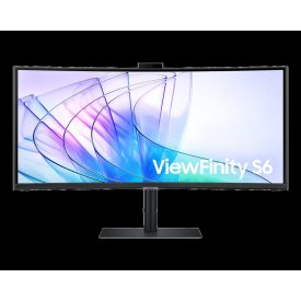   Asztali monitor, Samsung 34 LS34C652VAUXEN ViewFinity S6 S65VC UWQHD VA 21:9 5ms ívelt ultrawide monitor