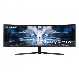   Asztali monitor, Samsung 49 LS49AG950NPXEN G9 DQHD VA 32:9 1ms ívelt gamer ultrawilde monitor"