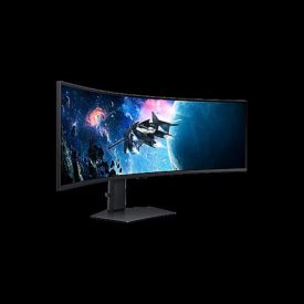   Asztali monitor, Samsung 49 LS49CG950EUXEN DQHD VA 32:9 1ms ívelt gamer ultrawild monitor