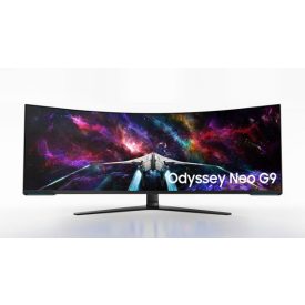   Asztali monitor, Samsung 57 LS57CG952NUXEN 4K UWHD VA 32:9 1ms ívelt gamer ultrawild monitor