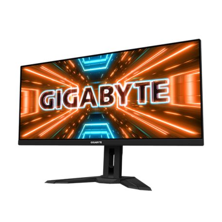 Asztali monitor, Gigabyte LED monitor IPS 34" M34WQ 3440x1440, 2xHDMI/Displayport/3xUSB