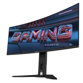   Asztali monitor, Gigabyte OLED monitor 34" MO34WQC 3440x1440, 2xHDMI/Displayport/4xUSB