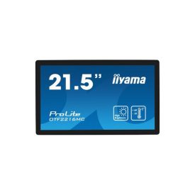   Interaktív kijelző, iiyama kültéri touch monitor, 21,5&quot, 1920x1080, 16:9, 1100cd, 25ms, 5000:1, VGA/HDMI/DP/RJ45 , OTF2216MC-B1