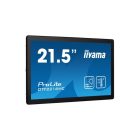 Interaktív kijelző, iiyama kültéri touch monitor, 21,5&quot, 1920x1080, 16:9, 1100cd, 25ms, 5000:1, VGA/HDMI/DP/RJ45 , OTF2216MC-B1