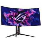 Asztali monitor, Asus 34 ROG Swift PG34WCDM USB-C FreeSync Premium Pro, G-Sync - 800R - OLED