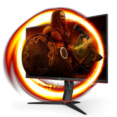 Asztali monitor, AOC Gaming 165Hz IPS monitor 27" Q27G2S/EU, 2560x1440, 16:9, 350cd/m2, 1ms, 2xHDMI/DisplayPort