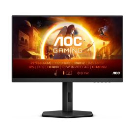   Asztali monitor, AOC Gaming 180Hz monitor 27" Q27G4XN, 2560x1440, 16:9, 300cd/m2, 0,5ms, 2xHDMI/DisplayPort, áll. mag. pivot
