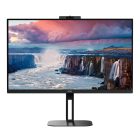 Asztali monitor, AOC IPS monitor 27" Q27V5CW/BK, 2560x1440, 16:9, 300 cd/m2, 1 ms, HDMI/DisplayPort/USBx4/USB-C, webkamera