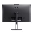 Asztali monitor, AOC IPS monitor 27" Q27V5CW/BK, 2560x1440, 16:9, 300 cd/m2, 1 ms, HDMI/DisplayPort/USBx4/USB-C, webkamera