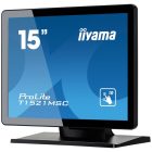 Asztali monitor, Iiyama touch monitor, 15", 1024x768, 4:3, 325cd, 8ms, 800:1,VGA, T1521MS