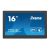 Asztali monitor, Iiyama 24/7 touch monitor, 15,6, 1920x1080, 16:9, 385cd, 28ms, 800:1,/HDMI, T1624MSC