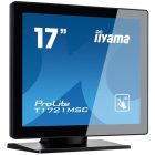 Asztali monitor, Iiyama touch monitor, 17", 1280x1024, 5:4, 215cd, 5ms, 1000:1, DVI/VGA, T1721MSC