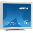 Asztali monitor, Iiyama touch monitor, 17", 1280x1024, 5:4, 200cd, 5ms, 1000:1,VGA/HDMI/DP, T1731SR, fehér