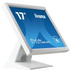 Asztali monitor, Iiyama touch monitor, 17", 1280x1024, 5:4, 200cd, 5ms, 1000:1,VGA/HDMI/DP, T1731SR, fehér
