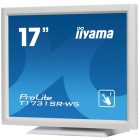 Asztali monitor, Iiyama touch monitor, 17", 1280x1024, 5:4, 200cd, 5ms, 1000:1,VGA/HDMI/DP, T1731SR, fehér