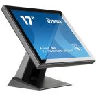 Asztali monitor, Iiyama touch monitor, 17", 1280x1024, 5:4, 215cd, 5ms, 1000:1,VGA/HDMI/DP, T1732MSC, fekete