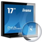 Asztali monitor, Iiyama touch monitor, 17", 1280x1024, 5:4, 225cd, 5ms, 1000:1,VGA/HDMI/DP, T1732MSC