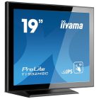 Asztali monitor, Iiyama touch monitor, 19", 1280x1024, 5:4, 215cd, 14ms, 1000:1,VGA/HDMI/DP, T1932MSC, fekete
