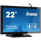 Asztali monitor, Iiyama 24/7 touch monitor, 21,5", 1920x1080, 16:9, 305cd, 8ms,/HDMI/Ethernet, android, 2GB/16GB, T2234AS