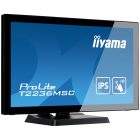 Asztali monitor, Iiyama touch IPS monitor 21.5" T2236MSC-B3, 1920x1080, 16:9, 250cd/m2, 5ms, VGA/HDMI/DP,  hangszóró