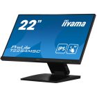 Asztali monitor, Iiyama touch IPS monitor 21.5 T2254MSC-B1AG, 1920x1080, 16:9, 250cd/m2, 4ms, HDMI/DP/HDCP, hangszóró
