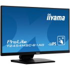 Asztali monitor, Iiyama touch IPS monitor 23.6" T2454MSC-B1AG, 1920x1080, 16:9, 250cd/m2, 4ms, VGA/HDMI/HDCP/2xUSB, hangszóró