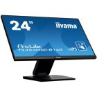 Asztali monitor, Iiyama touch IPS monitor 23.6" T2454MSC-B1AG, 1920x1080, 16:9, 250cd/m2, 4ms, VGA/HDMI/HDCP/2xUSB, hangszóró
