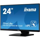 Asztali monitor, Iiyama touch IPS monitor 23.6" T2454MSC-B1AG, 1920x1080, 16:9, 250cd/m2, 4ms, VGA/HDMI/HDCP/2xUSB, hangszóró