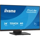Asztali monitor, Érintőképernyős Iiyama touch IPS monitor, 23,8&quot, 1920 x 1080, 16:9, 300cd, 4ms, 1000:1, HDMI/DP/USBx2, T2454MSC-B3AG