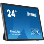 Asztali monitor, Iiyama touch IPS monitor 23.8 T2455MSC-B1, 1920x1080, 16:9, 350cd/m2, 5ms, HDMI/DP/2xUSB, hangszóró, webWebkamera