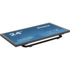 Asztali monitor, Iiyama touch IPS monitor 23.8 T2455MSC-B1, 1920x1080, 16:9, 350cd/m2, 5ms, HDMI/DP/2xUSB, hangszóró, webWebkamera
