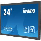 Asztali monitor, Iiyama touch IPS monitor 23.8 T2455MSC-B1, 1920x1080, 16:9, 350cd/m2, 5ms, HDMI/DP/2xUSB, hangszóró, webWebkamera