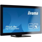 Asztali monitor, Iiyama touch AMVA monitor 27" T2736MSC-B1, 1920x1080, 16:9, 300cd/m2, 4ms, VGA/HDMI/DP/HDCP/4xUSB, hangszóró