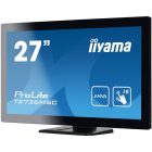 Asztali monitor, Iiyama touch AMVA monitor 27" T2736MSC-B1, 1920x1080, 16:9, 300cd/m2, 4ms, VGA/HDMI/DP/HDCP/4xUSB, hangszóró