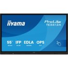 Interaktív kijelző, iiyama touch IPS monitor, 54,6&quot, 3840 x 2160, 16:9, 450cd, 8ms, 1200:1, HDMIx3/DP/USB-Cx2/USBx5/RJ45x2/RS-232C