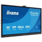 Interaktív kijelző, iiyama touch IPS monitor, 54,6&quot, 3840 x 2160, 16:9, 450cd, 8ms, 1200:1, HDMIx3/DP/USB-Cx2/USBx5/RJ45x2/RS-232C