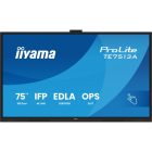 Interaktív kijelző, iiyama touch IPS monitor, 75&quot, 3840 x 2160, 16:9, 450cd, 8ms, 1200:1, HDMIx3/DP/USB-Cx2/USBx5/RJ45x2/RS-232C